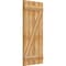 Ekena Millwork Joined Board-n-Batten Shutters w/Z-Bar, Rough Sawn Western Red Cedar, 21 1/2W x 48H, PR RBJ06Z21X048RWR - alternate 5